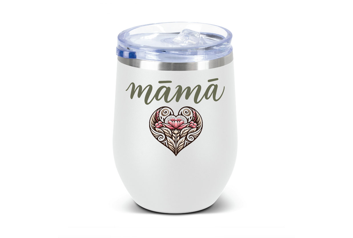Māmā Reusable Coffee Cup White